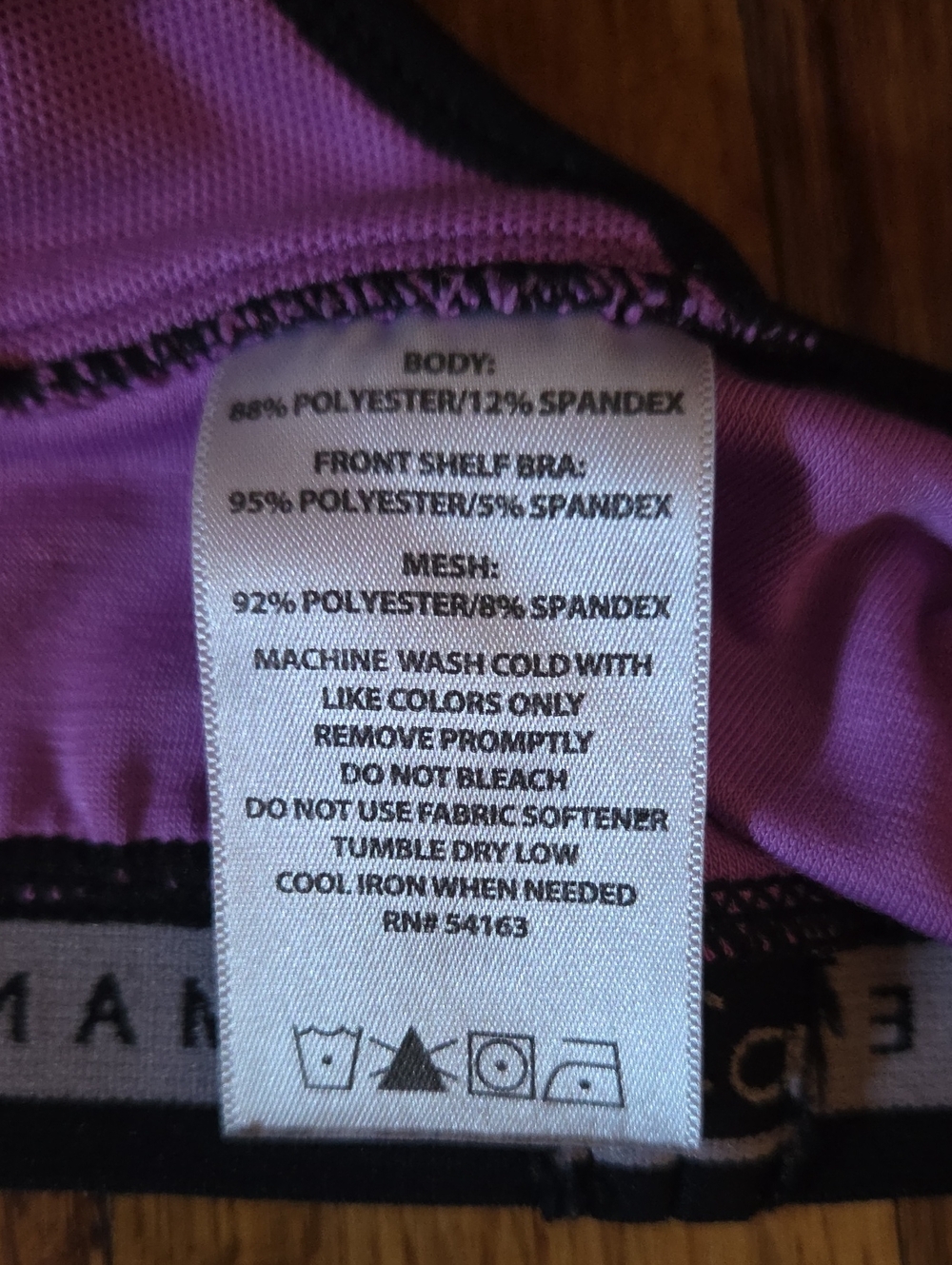Calvin Klein Blue and Black Sports Bras Size Medium - Picture 11 of 13